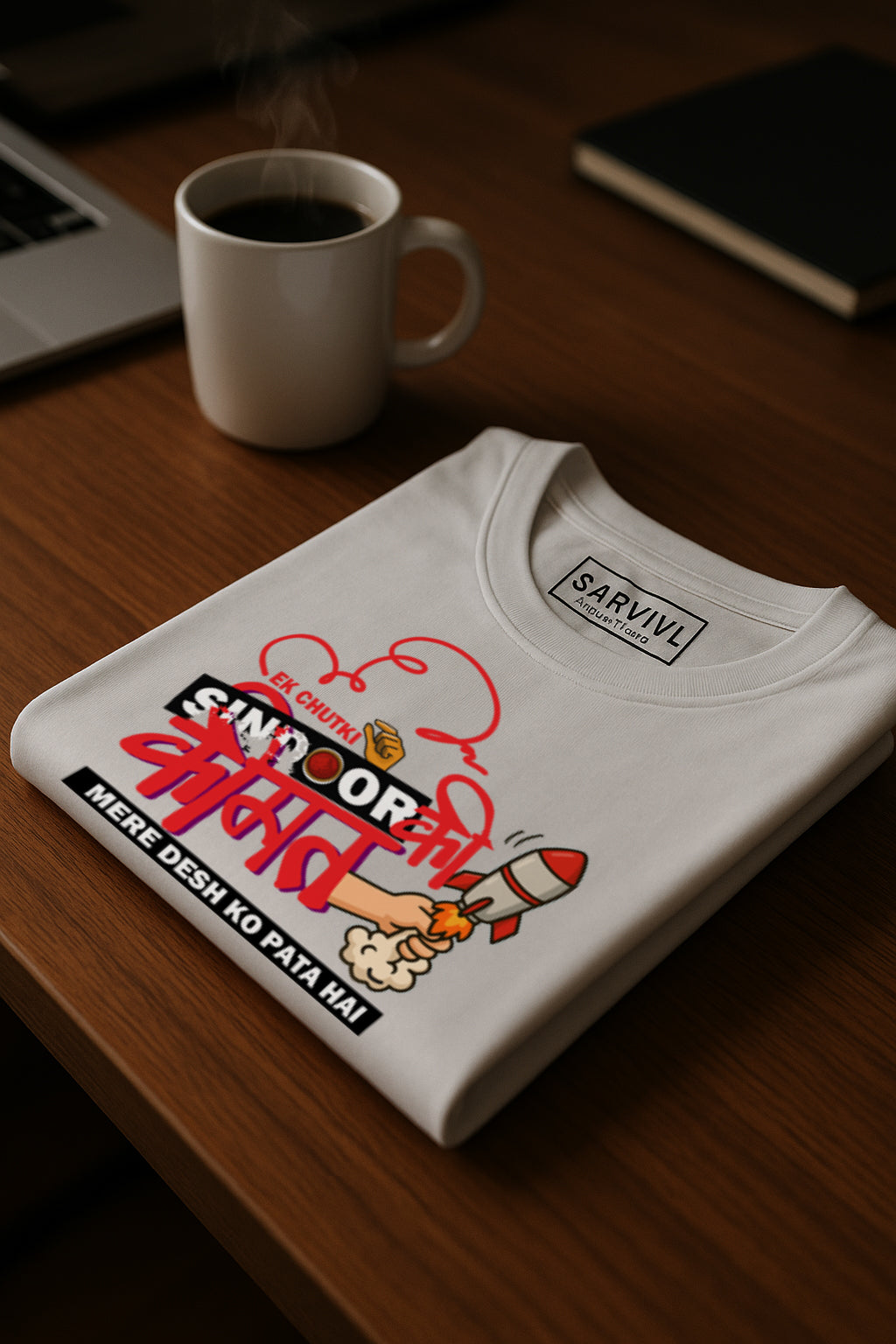 Patriotic Sindoor T-Shirt