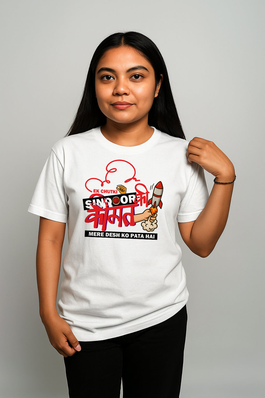 Patriotic Sindoor T-Shirt